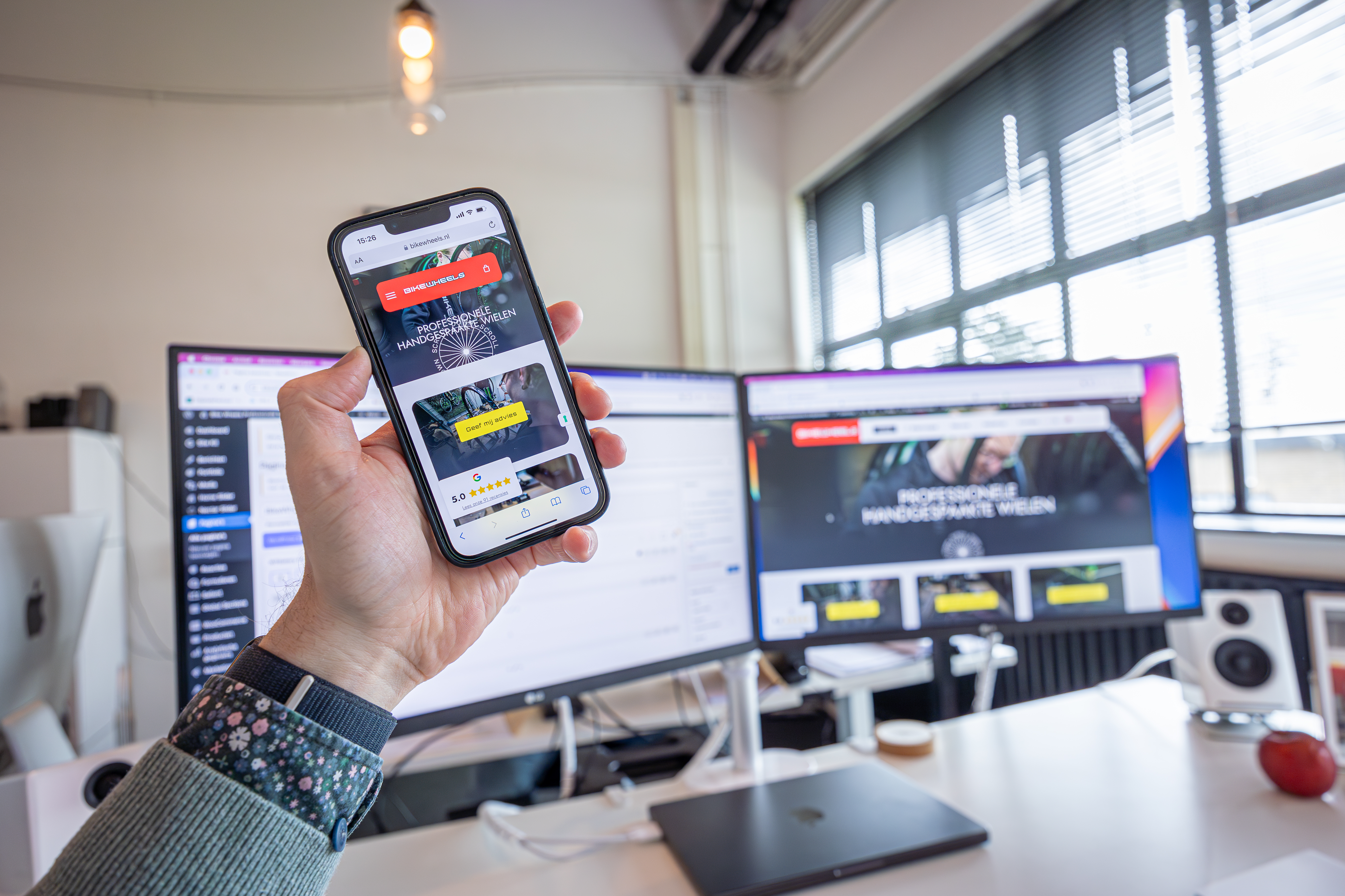 BikeWheels handgespaakte wielen ontwikkeld in WordPress Woocommerce